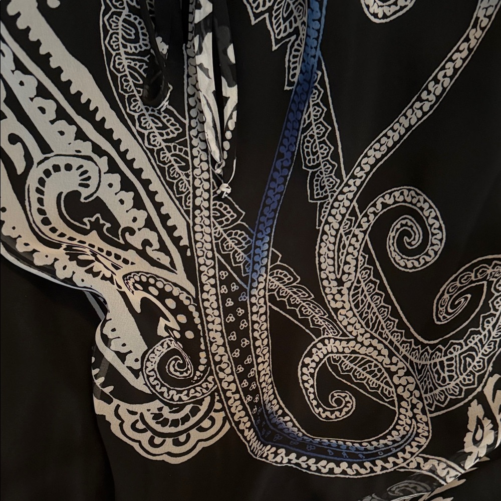 White House Black Market Paisley Dress Small - Picture 7 of 9